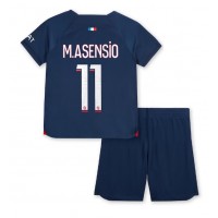 Koszulka piłkarska Paris Saint-Germain Marco Asensio #11 Strój Domowy dla dzieci 2023-24 tanio Krótki Rękaw (+ Krótkie spodenki)